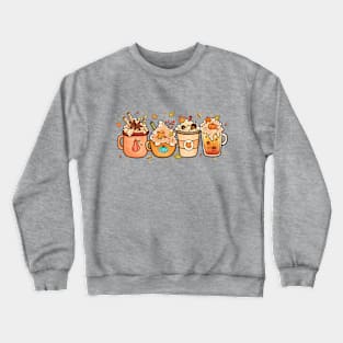 Fall Latte Coffee Crewneck Sweatshirt